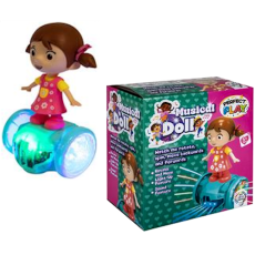 Battery Operated Musical Doll with Light, Movement and Sound